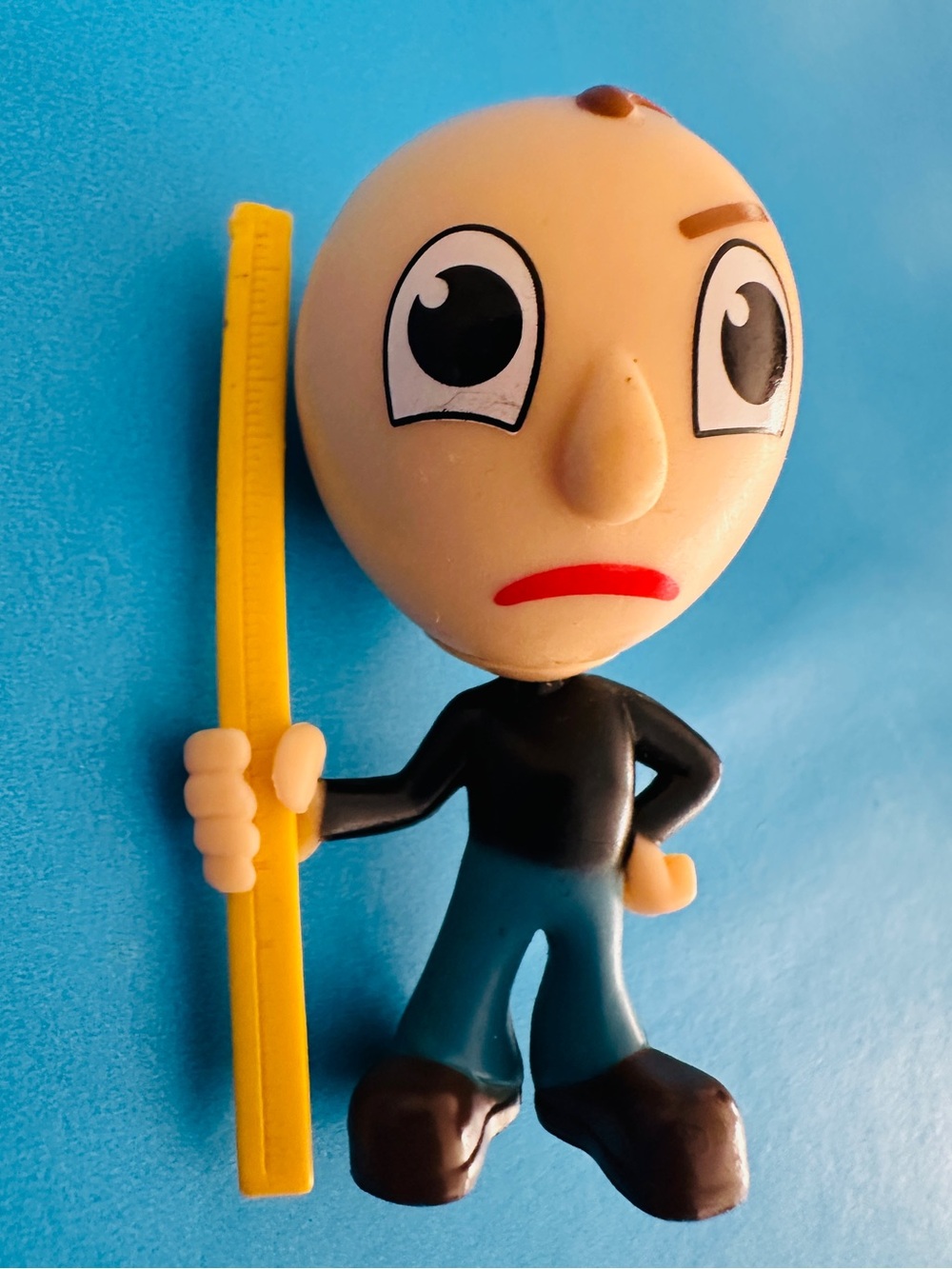 Frenemies Awfully Adorable Bald Man Ruler Figure Series 1 3”
